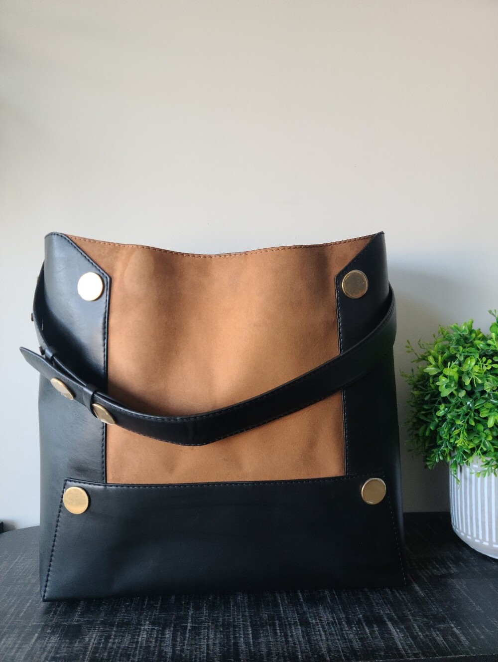 Stella McCartney Two-Tone Stella Popper Bucket Bag - Picture 9 of 13